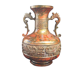 花瓶 銅鋳物